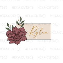 Load image into Gallery viewer, Floral Place Card
