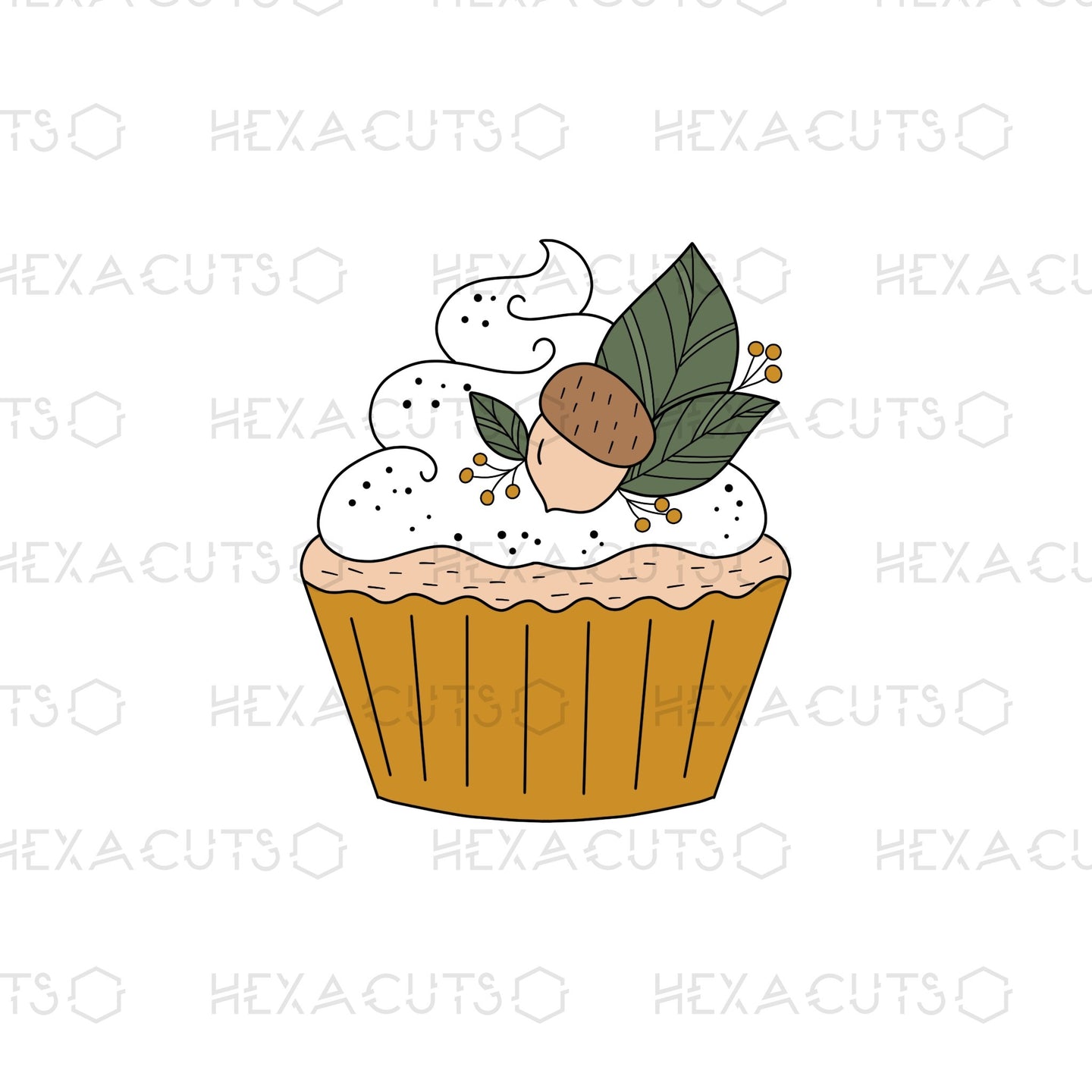 Floral Cupcake