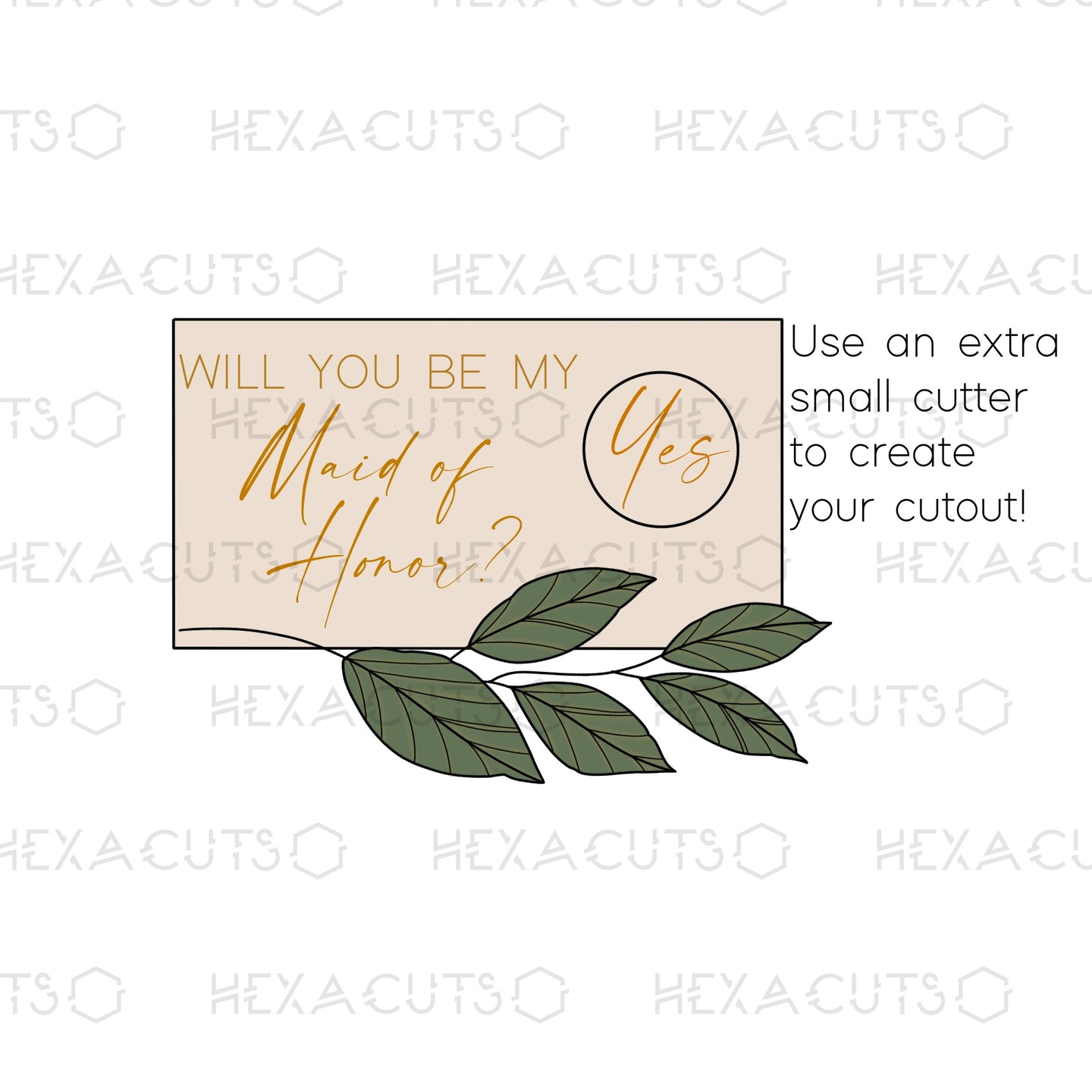 XL Leaf Place Card